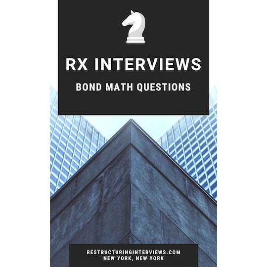 Bond Math Interview Questions