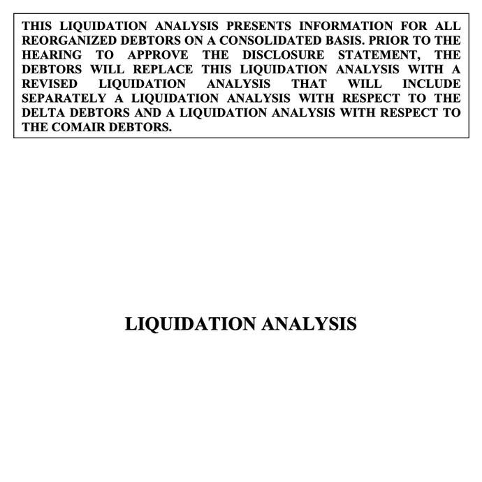 Interview Question: Chapter 7 Liquidation Analysis (Brief Case Study)