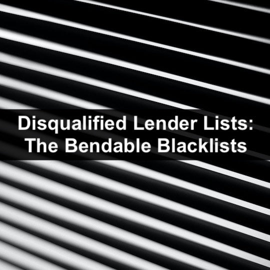 Disqualified Lender Lists: The Bendable Blacklists